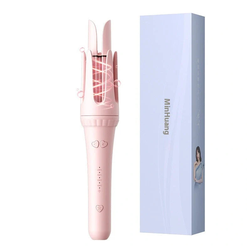 32mm automatic hair curler with ceramic barrel and anion technology for damage-free styling