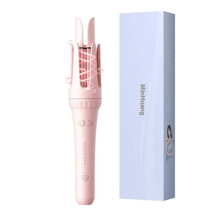 32mm automatic hair curler with ceramic barrel and anion technology for damage-free styling