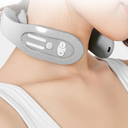 EMS Neck Acupoints Lymphvity Massager with heat function in space grey and gradient colours