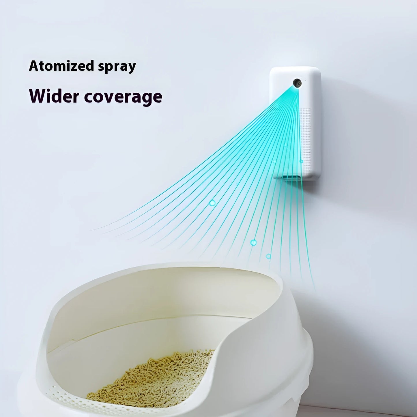 Xiaopei smart pet odour removal machine with bracket and bottles of purification liquid.