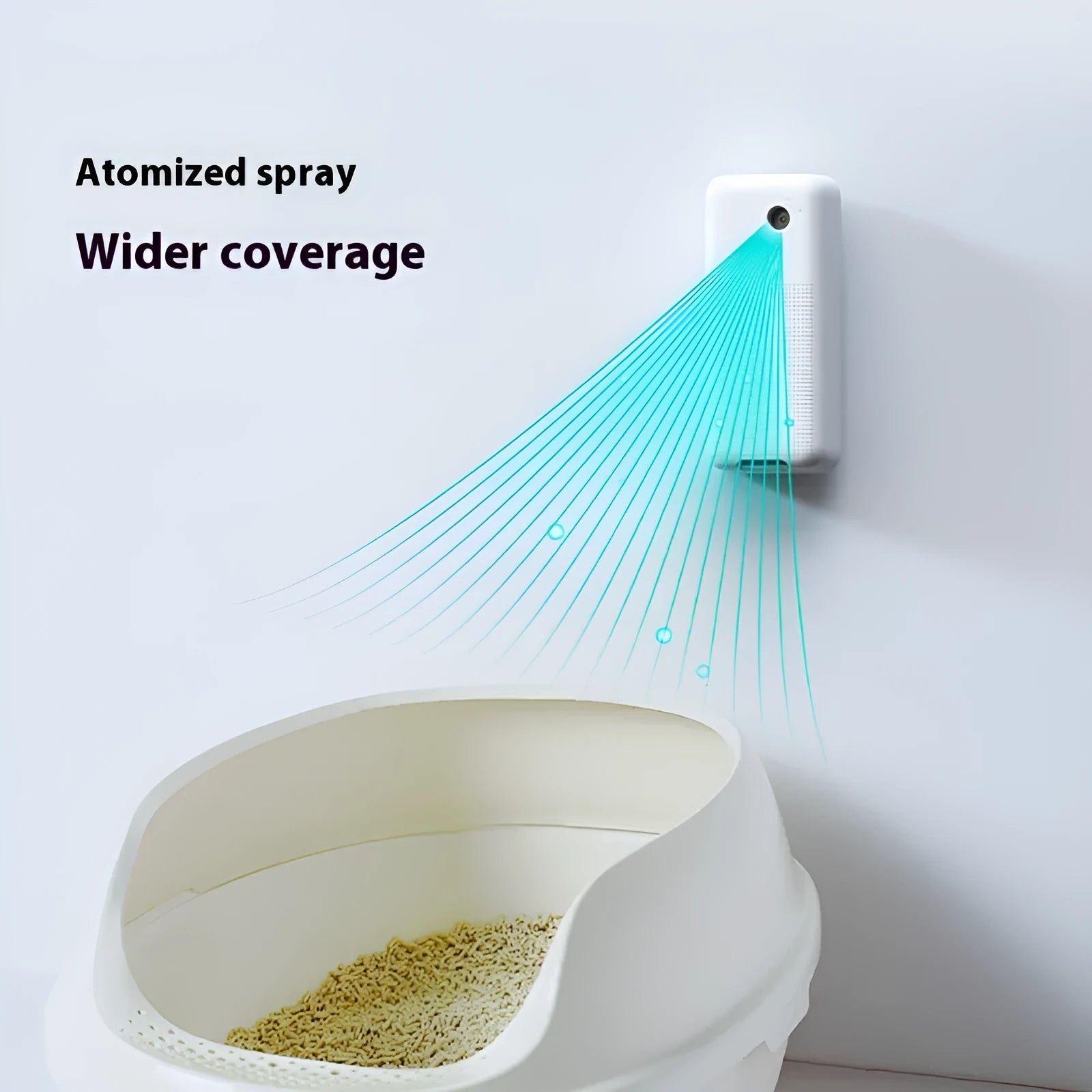 Xiaopei smart pet odour removal machine with bracket and bottles of purification liquid.