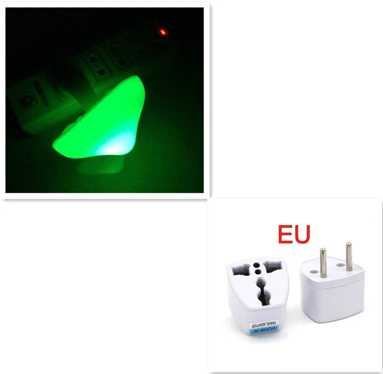 Dimmable mushroom-shaped LED night light with sensor - provides warm white glow for bedroom, nursery, and home decor