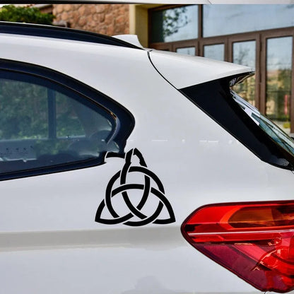Funny automobile sticker with waterproof adhesive in black, white or laser colour options