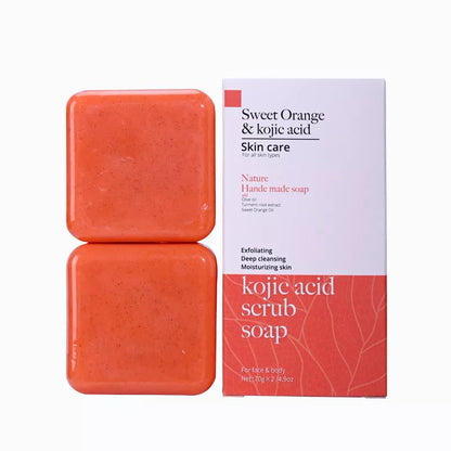 Handmade Frosted Turmeric Cleansing Soap 140g with natural anti-inflammatory benefits