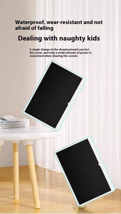 19-inch LCD drawing board for children with pressure-sensitive stylus and rechargeable battery