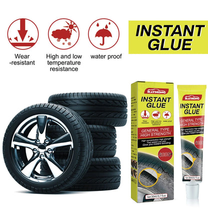 30ml car tyre repair adhesive tube with applicator tip for emergency puncture sealing