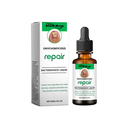 30ml bottle of nail care nursing solution for gentle daily cleaning.