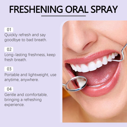 20ml portable oral spray bottle for tooth stain removal with export labelling