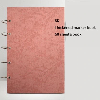 Premium sketchbook with high-quality marker paper in various colours and sizes