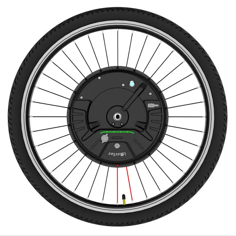 Imotor 3.0 electric bicycle conversion wheel with alloy hub and 250W motor for mountain bike transformation