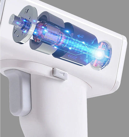 Compact electric screwdriver with LED light for home use