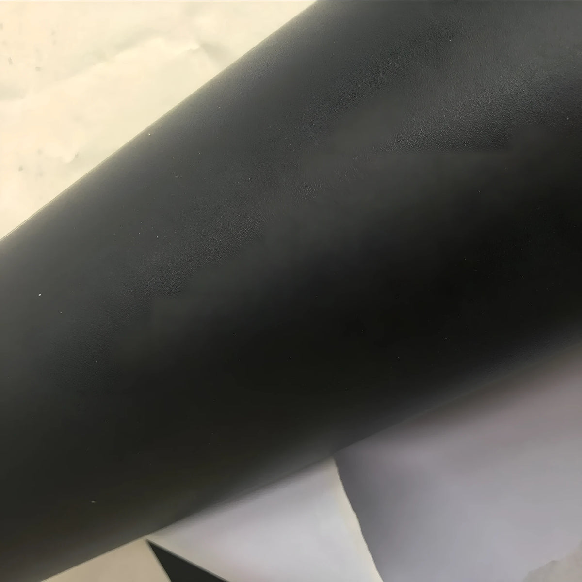 Matte black PVC self-adhesive printing label sheets in A4 and A3 with fine sand and coarse sand finishes