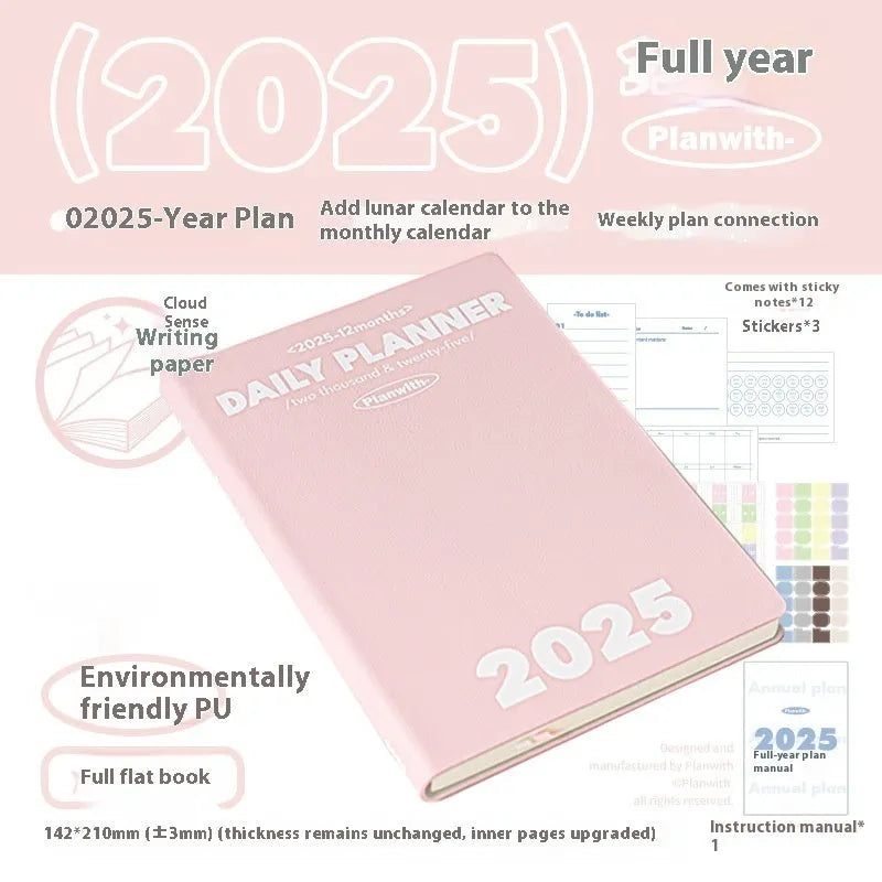 Waterproof postgraduate entrance exam notebook with PU cover in mint green colour showing writing paper interior