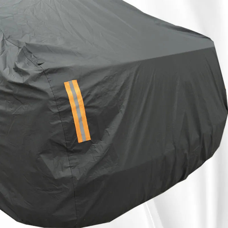 Grey PVC chemical fibre car cover for Volkswagen vehicles with rainproof and sun protection properties