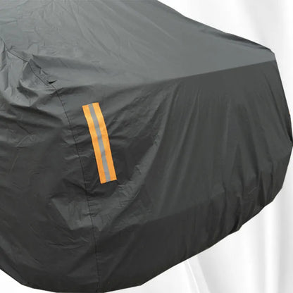 Grey PVC chemical fibre car cover for Volkswagen vehicles with rainproof and sun protection properties