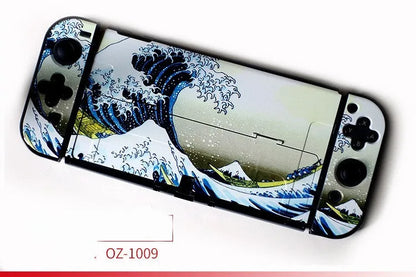 Nintendo Switch OLED hard protective case with PC crystal shell and cartoon pattern options