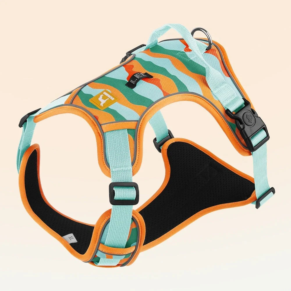 Reflective Dog Commuter Lead with Chest and Back Straps in various colours