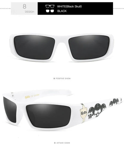 Bandit Style G613 Polarized Sunglasses in box frame with PC lenses