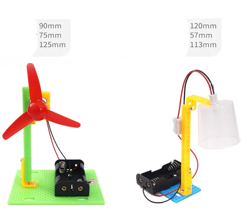 DIY plastic puzzle assembling building blocks science experiment teaching aid set for children