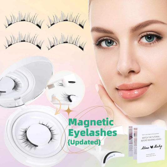 Luxurious magnetic suction false eyelashes in super soft mink hair for a natural look