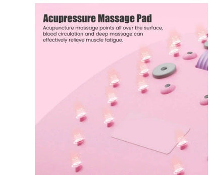 Adjustable Back Cracker Spine Board in pink and green for lumbar and neck support
