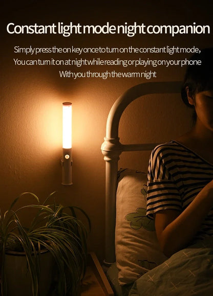 Smart Car Lamp with human body induction technology showing compact 260x35x26mm ABS construction