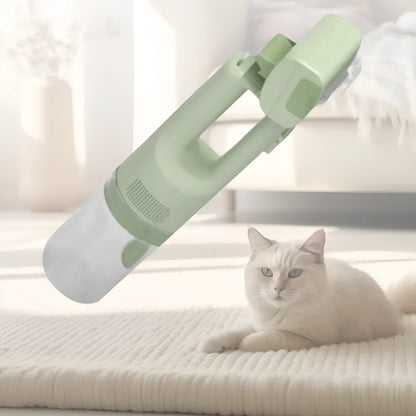 70W multi functional electric pet cleaning and shaving tool in bean sprout green or sky white, PVC body, 380g