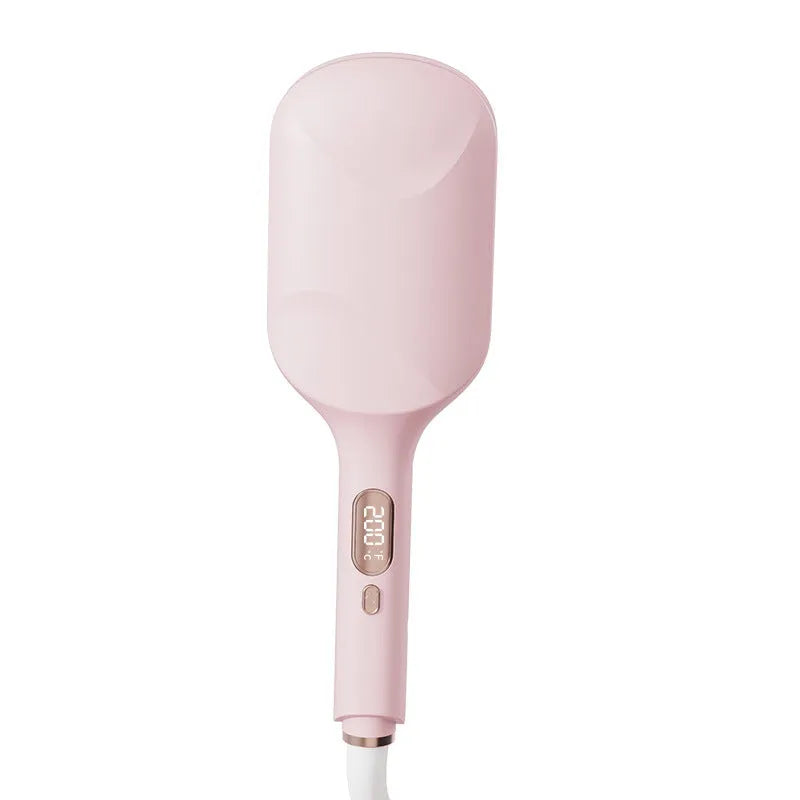 40mm egg roll hair curler with LCD display in light purple or pink colours