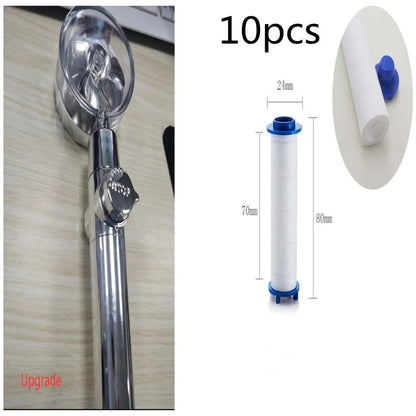 Turbo Propeller Shower Head with 360° fan extension and holder for a luxurious shower experience
