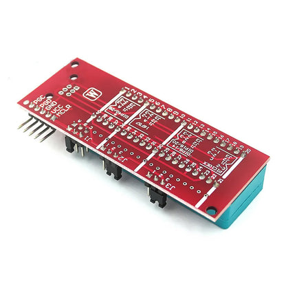 Offline simulation programmer burner unit for PIC microcontrollers, compatible with ICD2, KIT3, and KIT3.5 sockets.