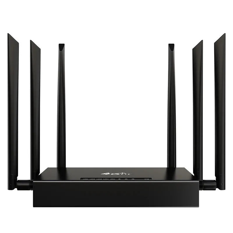 Industrial iron box 4G/3G router with removable antenna and compact dimensions