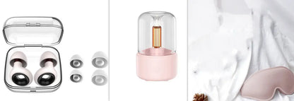 Candlelight aroma diffuser 120ml USB air humidifier with LED night light in beige