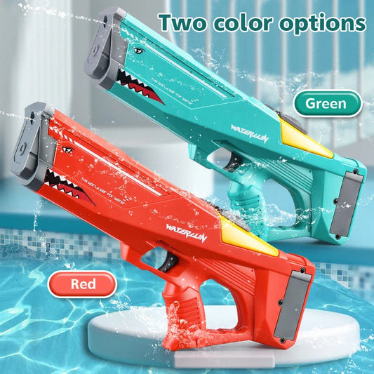 Powerful Shark-Inspired Water Blaster with High-Pressure Water Stream, Durable ABS Plastic Construction, and Innovative Design for Outdoor Fun