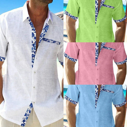 Comfortable, breathable polyester summer shirts in a variety of seaside-inspired colours and relaxed silhouettes