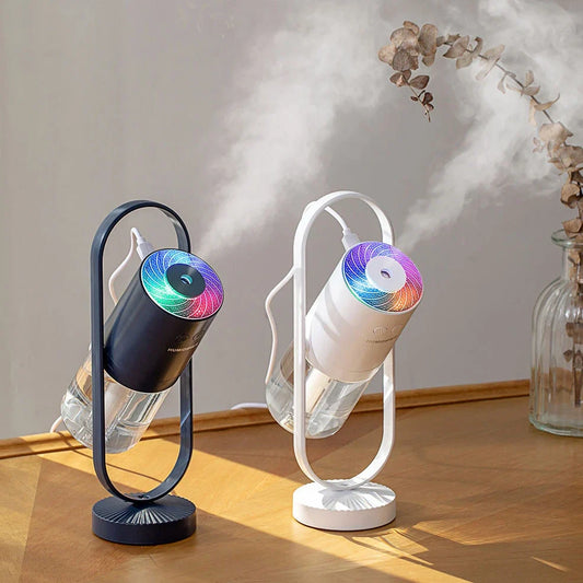 200ml portable humidifier with USB cable in pink, dark blue, sky blue or white colours