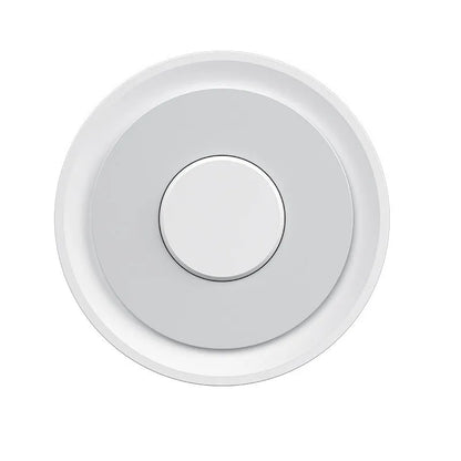 White square Zigbee smart home gateway hub with compact 78mm dimensions for home automation control