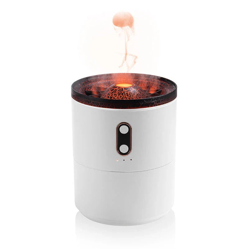 Premium Aroma Diffuser with Jellyfish Night Light - Compact and Portable Aromatherapy Humidifier with Mesmerizing Light Display