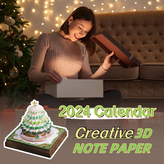 Enchanting 3D paper carving calendar notepad with intricate designs and practical features for everyday use