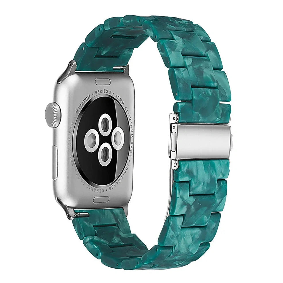 Apple Resin Slim Watch Band in multiple colours showing lightweight 35g construction and compatibility with Apple Watch