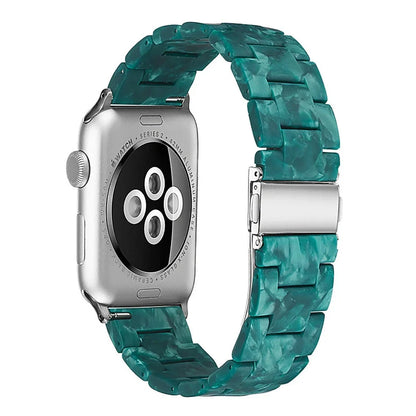 Apple Resin Slim Watch Band in multiple colours showing lightweight 35g construction and compatibility with Apple Watch