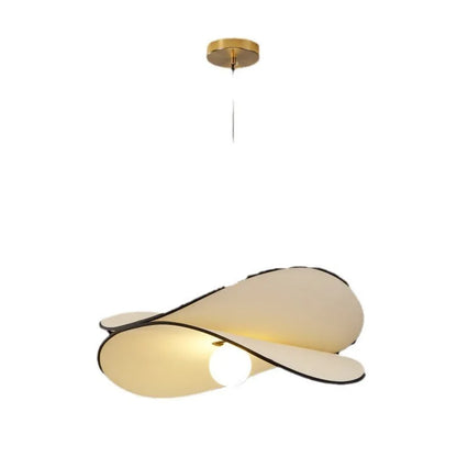 French artistic fabric potato chip chandelier pendant light for bedroom ceiling