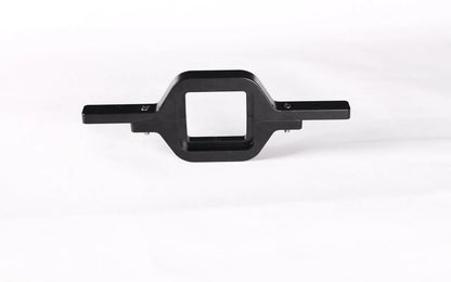 Black steel trailer hook lamp mounting bracket for off-road vehicle towing accessories