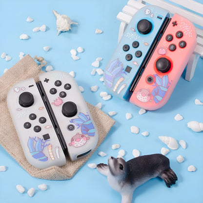 Pawdiary Nintendo Switch Oled protective case in submarine exploration colour design with TPU and PC construction