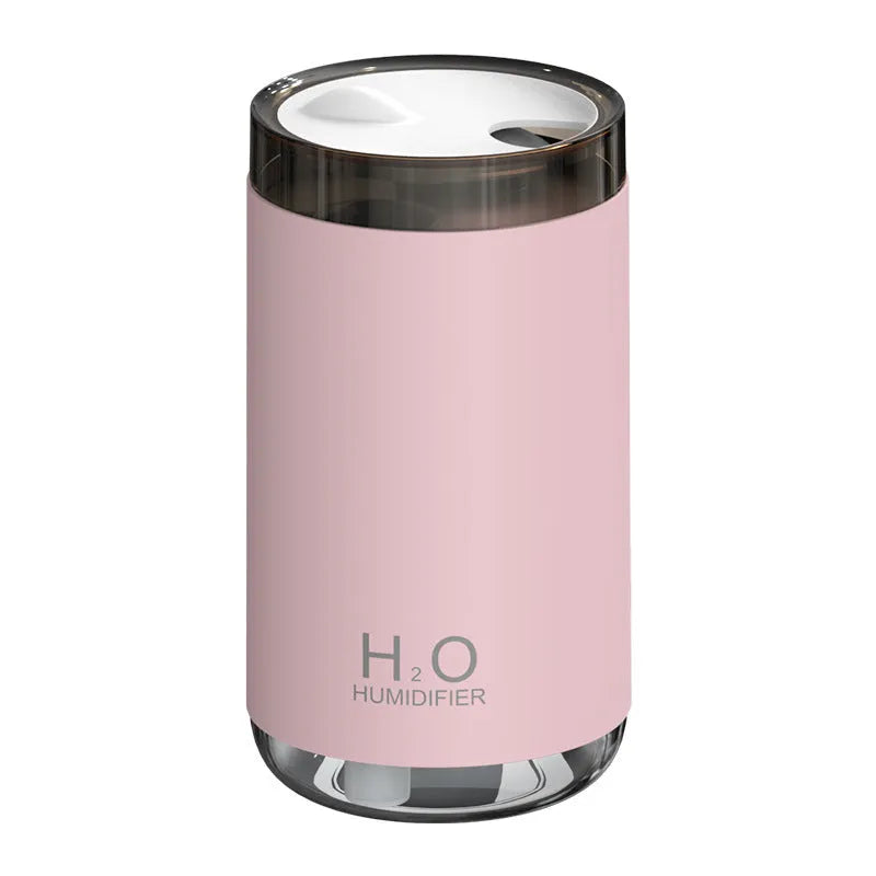 Jellyfish design USB humidifier with warm night light in white, pink or blue colours