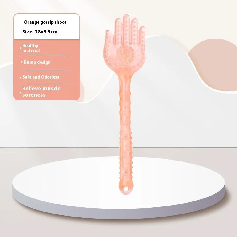 Gossip skin scraping massager in green and orange plastic designs for fitness and massage
