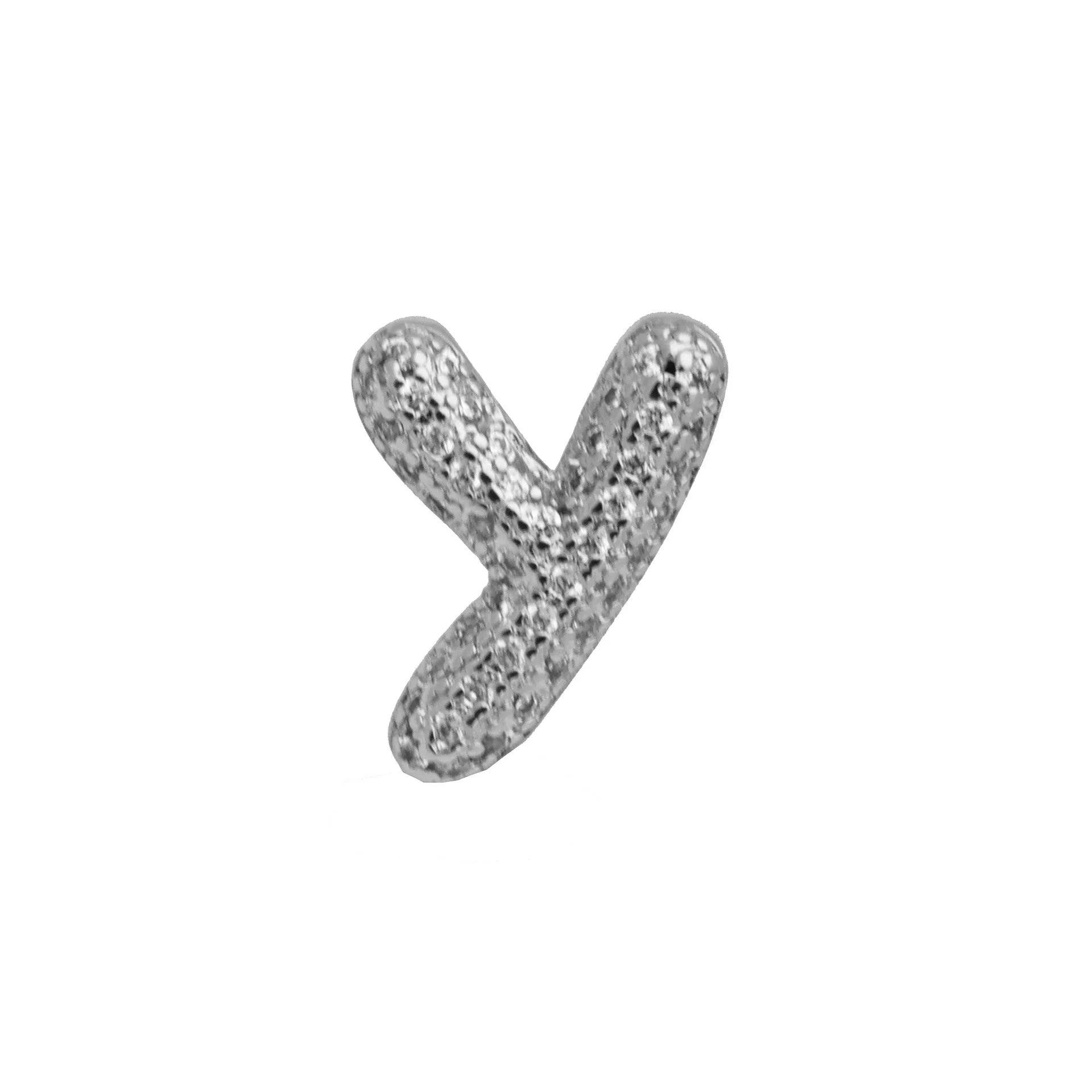 Retro copper bracelet with a letter 'A' charm featuring micro inlaid zircon, shown in a gold finish.
