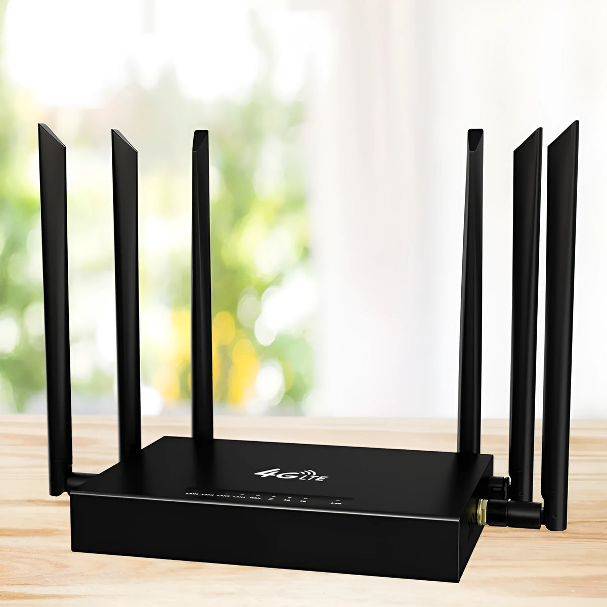 Industrial iron box 4G/3G router with removable antenna and compact dimensions