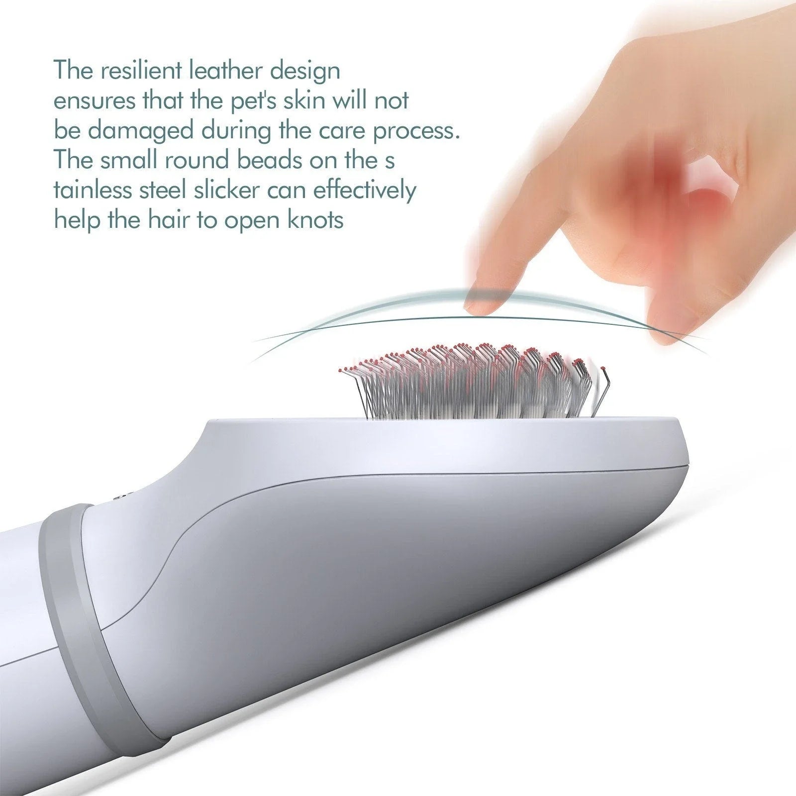 Premium Grooming System: Quiet Dog Hair Dryer with Slicker Brush for Efficient and Comfortable Pet Grooming
