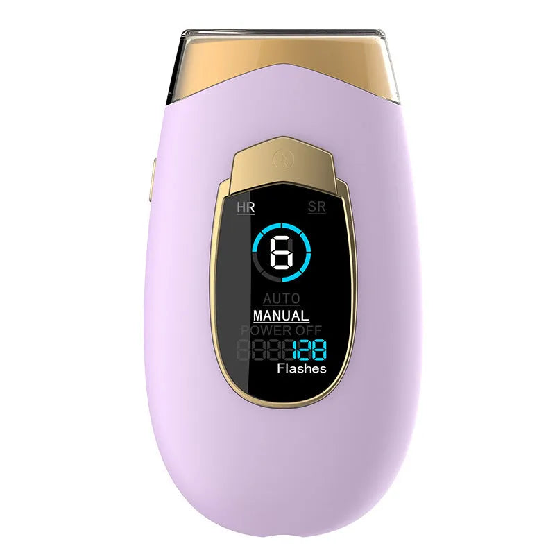 Home laser hair removal device in DH5 or DH4 colour with goggles, power adapter and power pin for whole body use