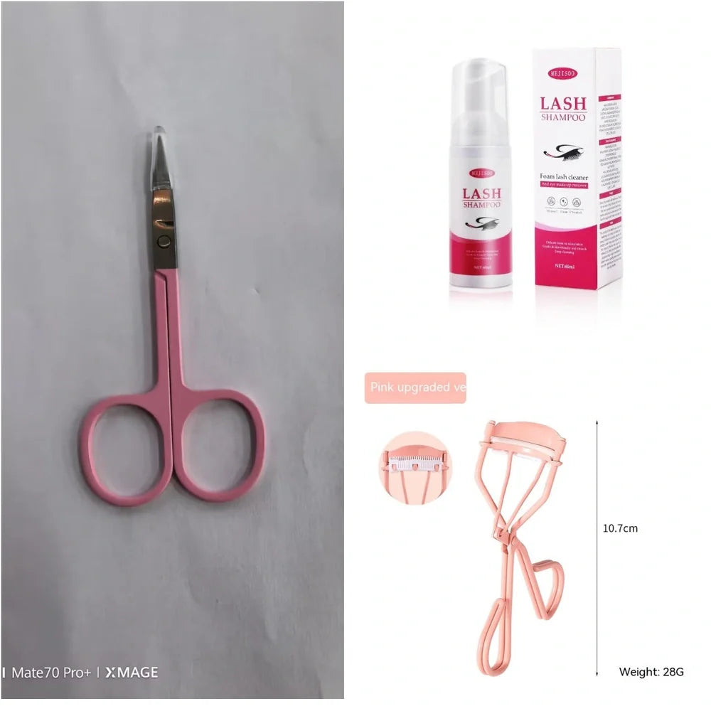LASH SHAMPOO Mousse Eyelash Cleaning Solution 60ml in 3.7cm by 13.5cm container